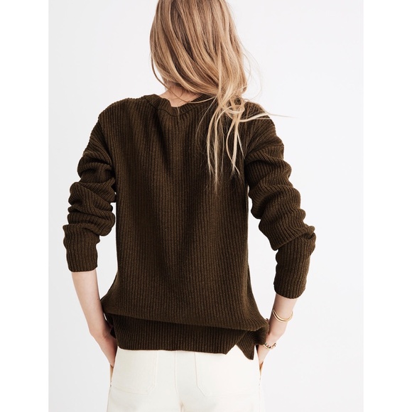 Madewell Thompson Pullover Pocket Sweater New XS - Picture 9 of 11